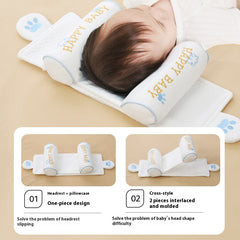 Ergonomic Baby Pillow โ Breathable, Cozy & Safe for Little Heads