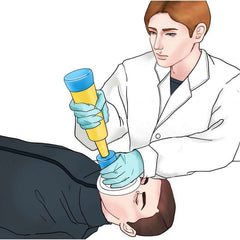 Breathing Trainer Suffocating Emergency Rescue Mask Artificial Cardiopulmonary Device - zaranest