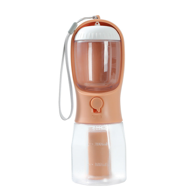 Dog Water Cup Drinking Food Garbage Bag Three-in-one Portable Small Multi-functional Pet Cups Pets Supplies.