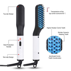 Quick Grooming Tool – 2-in-1 Beard & Hair Straightener for Daily Use
