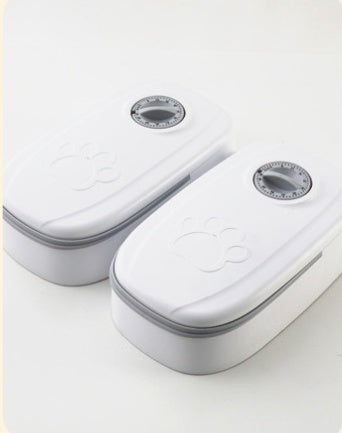 Automatic Pet Feeder Smart Food Dispenser For Cats Dogs Timer Stainless Steel Bowl Auto Dog Cat Pet Feeding Pets Supplies.