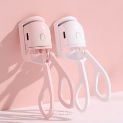 Eyelash Curler Portable Electric Heated Comb Eye Lash Long Lasting Eyelashes Curls Thermal Eyelash Curler Makeup Tools Heated Eyelash Curlers,Rechargeable Electric Eyelash Curler,Handheld Eyelash Heat.