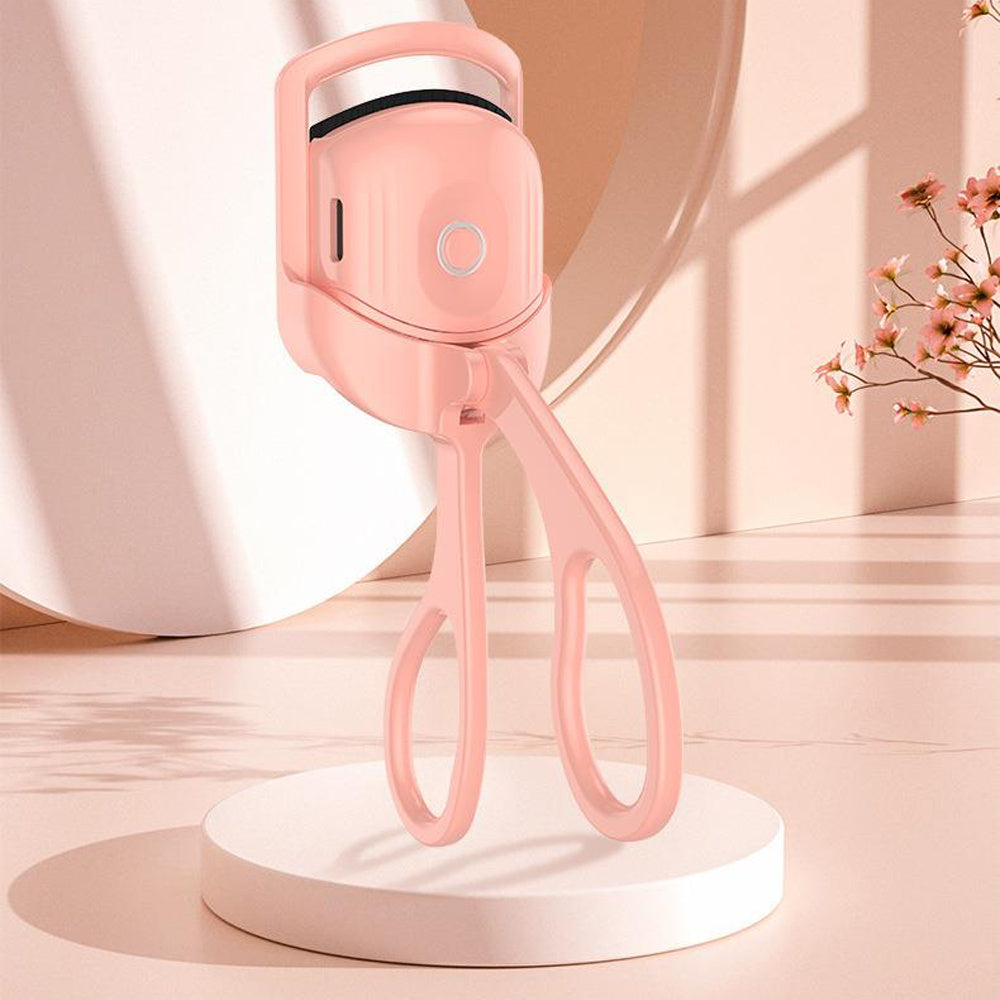 Eyelash Curler Portable Electric Heated Comb Eye Lash Long Lasting Eyelashes Curls Thermal Eyelash Curler Makeup Tools Heated Eyelash Curlers,Rechargeable Electric Eyelash Curler,Handheld Eyelash Heat.