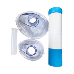 Breathing Trainer Suffocating Emergency Rescue Mask Artificial Cardiopulmonary Device - zaranest
