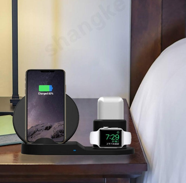 Compatible with Apple , 3-in-1 Wireless Charger.
