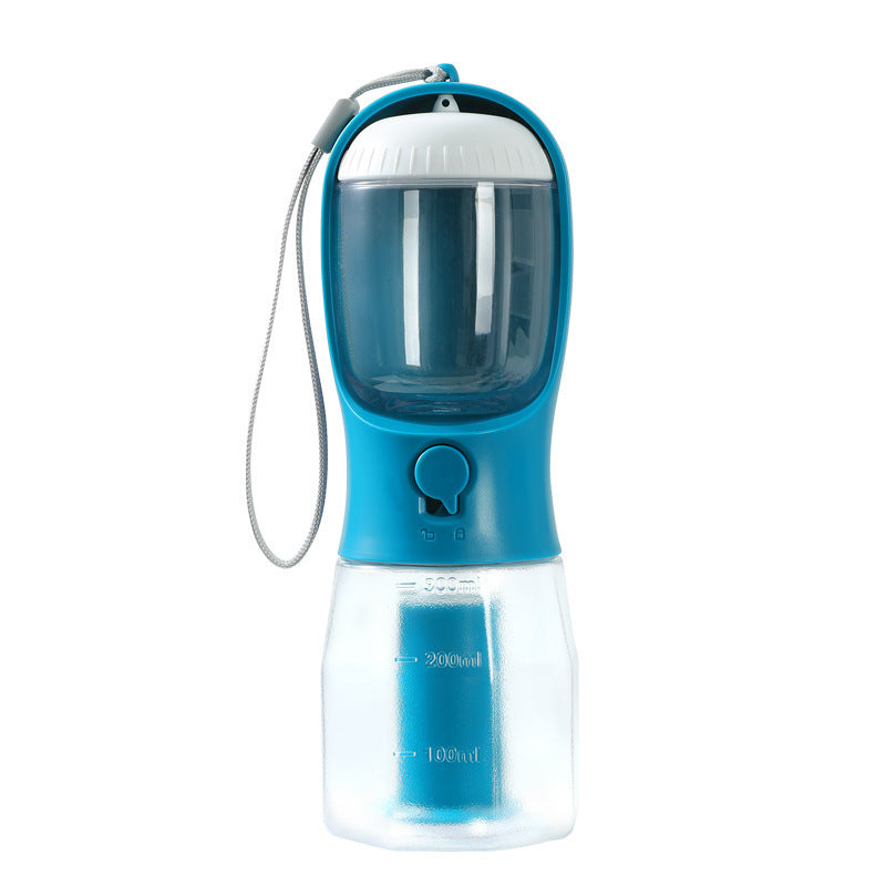 Dog Water Cup Drinking Food Garbage Bag Three-in-one Portable Small Multi-functional Pet Cups Pets Supplies.
