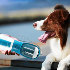 Dog Water Cup Drinking Food Garbage Bag Three-in-one Portable Small Multi-functional Pet Cups Pets Supplies.