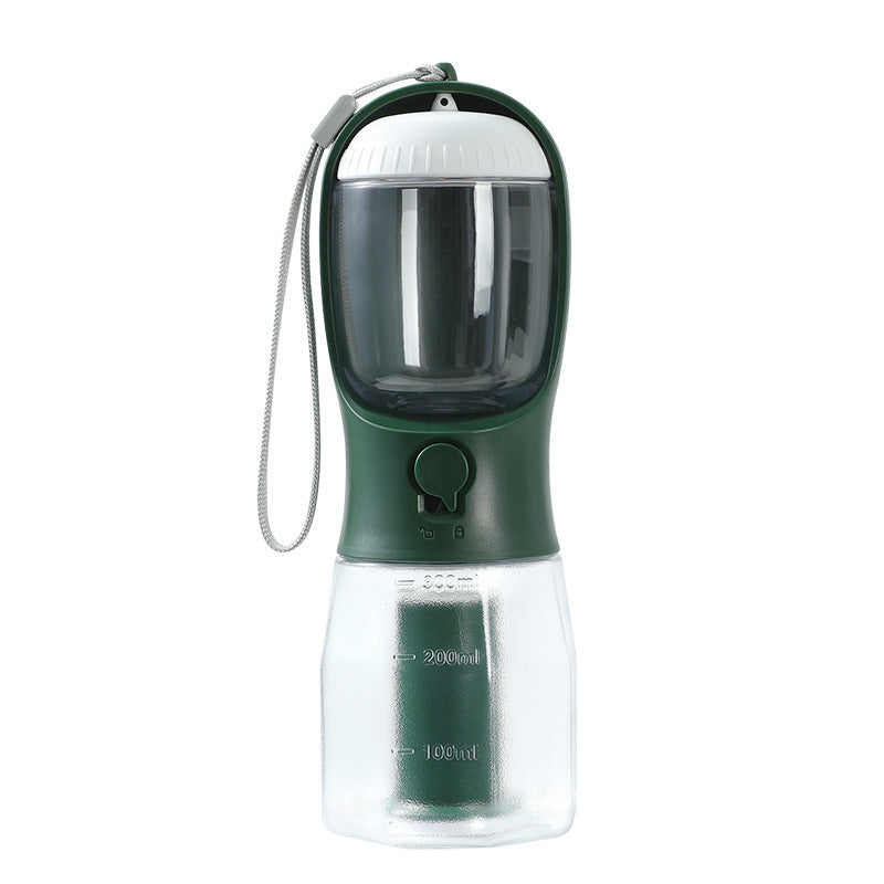 Dog Water Cup Drinking Food Garbage Bag Three-in-one Portable Small Multi-functional Pet Cups Pets Supplies.