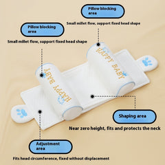 Ergonomic Baby Pillow – Breathable, Cozy & Safe for Little Heads