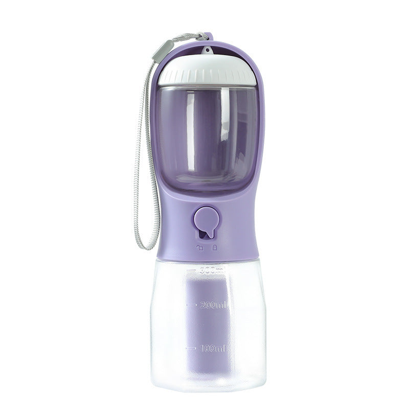 Dog Water Cup Drinking Food Garbage Bag Three-in-one Portable Small Multi-functional Pet Cups Pets Supplies.