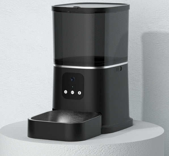 Pet Automatic Feeder Large Capacity Smart Voice Recorder APP Control Timer Feeding Cat Dog Food Dispenser With WiFi Pet Bowl.