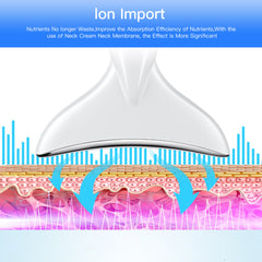 EMS Microcurrent Neck Face Beauty Device With 3 Colors LED Photon Therapy Skin Tighten Reduce Double Chin Face Lifting Devices.